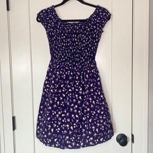 Target navy blue floral dress